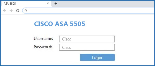 cisco asa 5505 web interface
